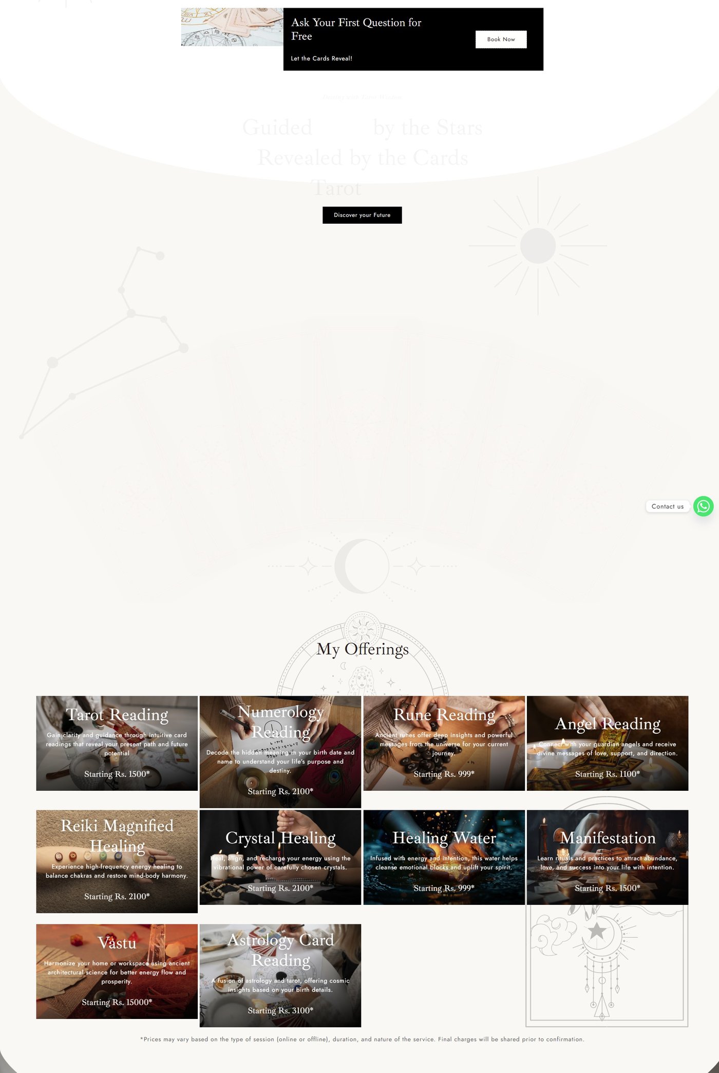 Heal with Pious — full website screenshot