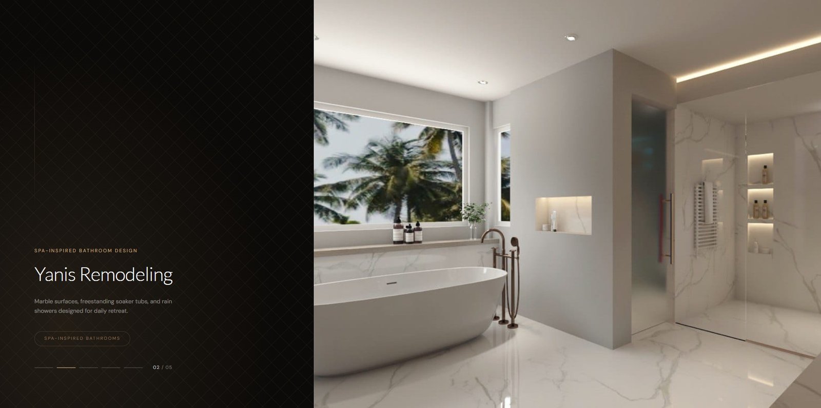Yanis Remodeling website by Orrku Media